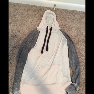 TILLYS light pink and grey hoodie